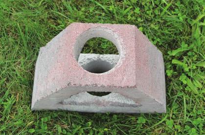 leveling pad drainpipe Drain pipe outlet (thru face of wall/out end) The leveling pad material can either be well graded gravel or drainage aggregate.