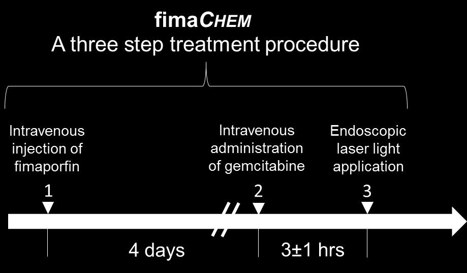 BILE DUCT CANCER PHASE I EXTENSION STUDY Repeating the fimachem treatment with the aim to further enhance efficacy Exploring safety of repeating the fimachem treatment in an extension to