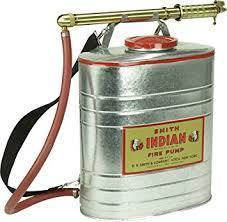 Indian or backpack pump Used in