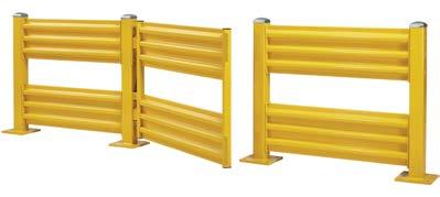 to the same standards as the Steel Guard and Armor Guard railing, the gates can be ordered as part of a new installation or retro-fitted into an existing system.