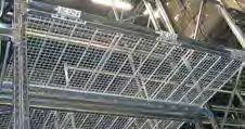 Wiremesh shelving Tunnel guard Mesh shelves are placed between beams