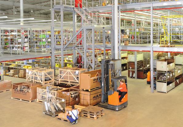 Modular shelving mezzanines and platforms optimal usage of storage space By using SSI SCHAEFER s storage and racking platforms the usable space is practically doubled.