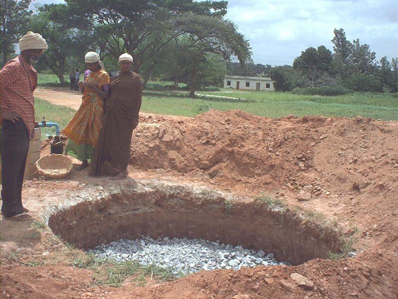 excavation should reach porous soil /