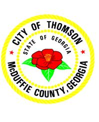 City of Thomson Employment Application 210 Railroad Street P.O. Box 1017 Thomson, Georgia 30824 Phone: 706-595-1781 Fax: 706-595-2161 www.thomson-mcduffie.