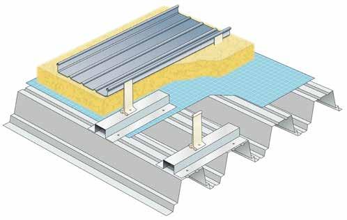 Structural steel decks and liner trays Structural Deck - Thermohalter System Structural decking offers a simplified method of roof construction by dispensing with the need for purlins.