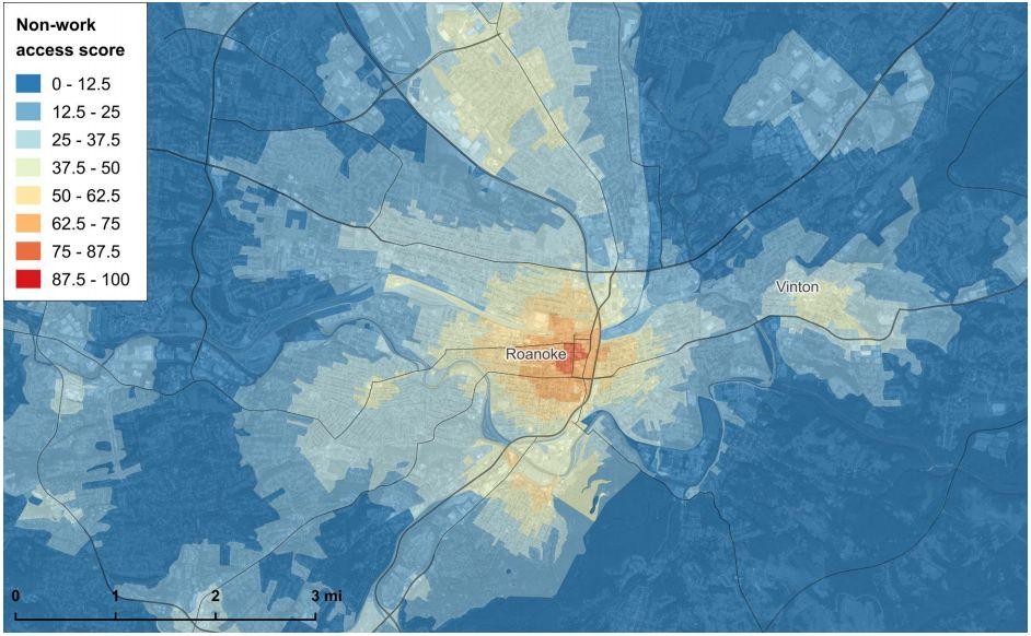 Land Use - How Examines walk access to key non-work destinations such as