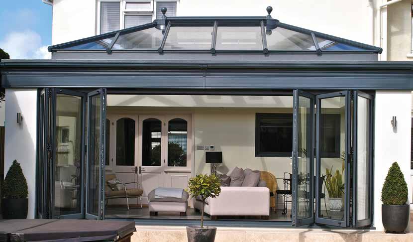 BSF70 FOLDING SLIDING DOOR SYSTEM Versatile and flexible, the market leading BSF70 aluminium folding sliding door system is available in a wide range of configurations to create the look you desire.
