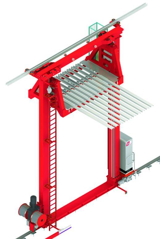 ESVA T2C-2500 Stacker crane for heavy loads without pallets Stacker crane for heavy loads without pallets Main features Type Maximum load capacity Maximum working height Travelling speed -