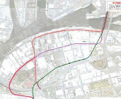 Options Assessment 1a Lorimer Street road and rail at grade (base case) 1b Lorimer Street road and rail on structure 2 - Turner Street road and rail on structure 3 M1 corridor road and rail on