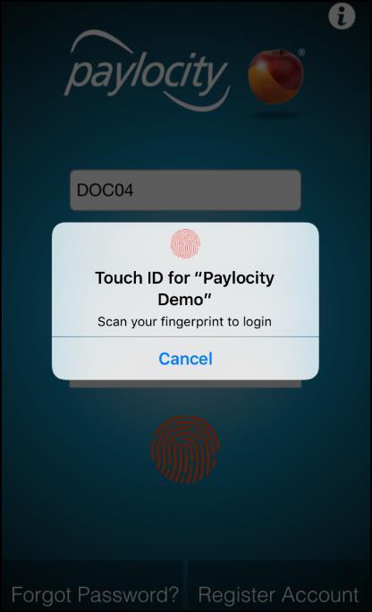 (iphone 5S or higher required for Touch ID).