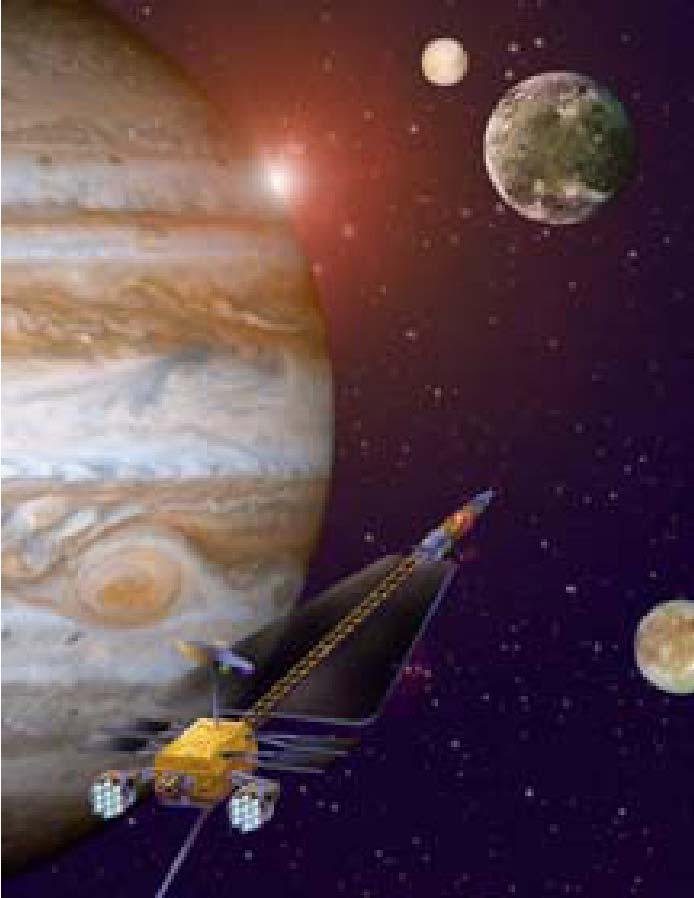 Jupiter Icy Moons Orbiter (JIMO) 11 JIMO will be the first flight mission to use nuclear power and propulsion technologies.
