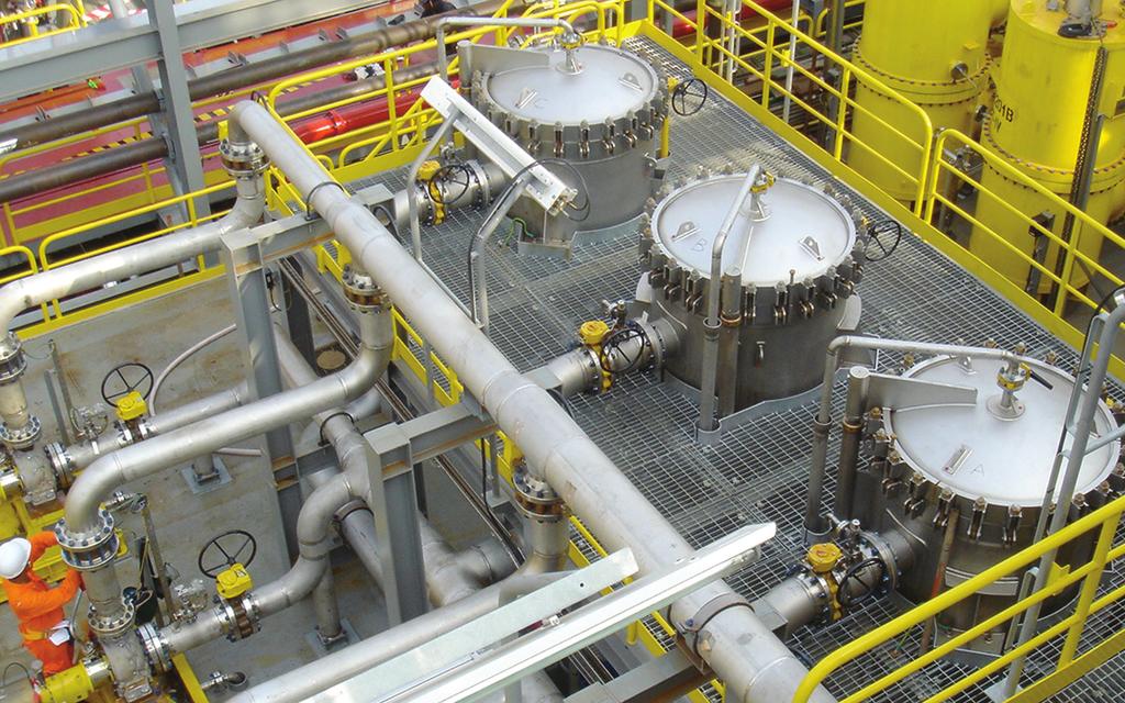 Upstream Applications Water Injection The injection of water is often necessary to maintain reservoir pressure and increase the recovery factor in oil production, but the importance of effective