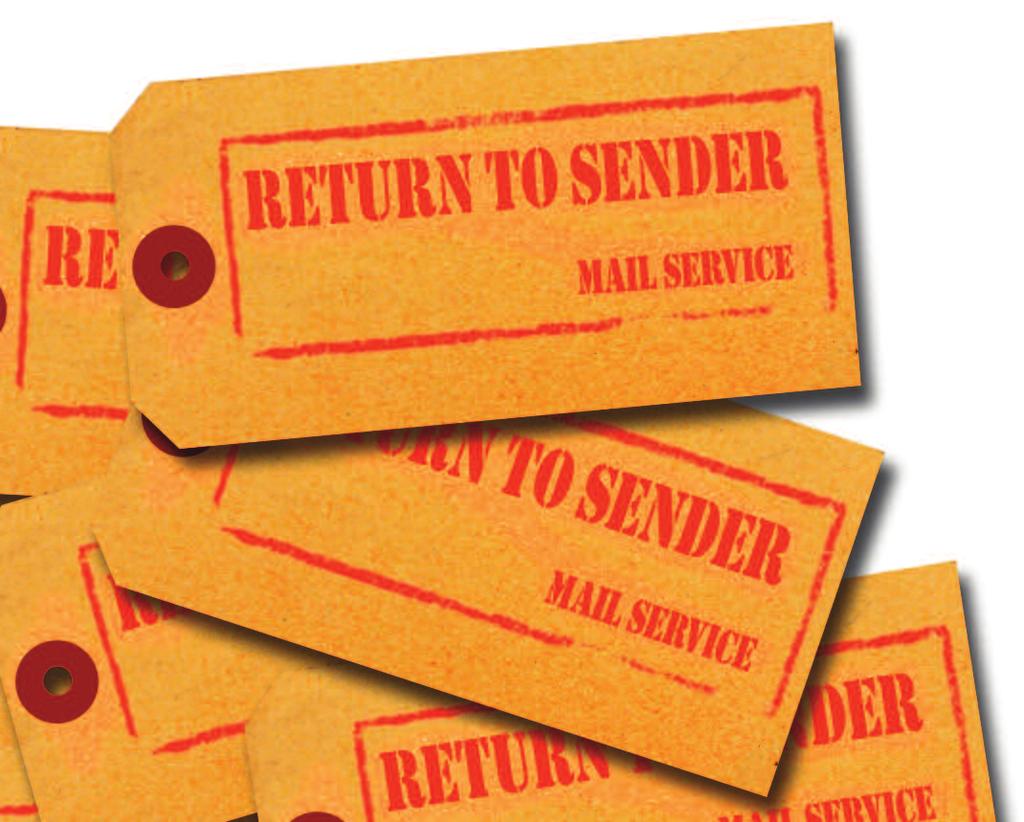 ENSURE ADDRESS QUALITY Undeliverable packages can result in high 6 costs to your company. You ll have to pay for the return postage and the cost of reshipping the goods to the right address.