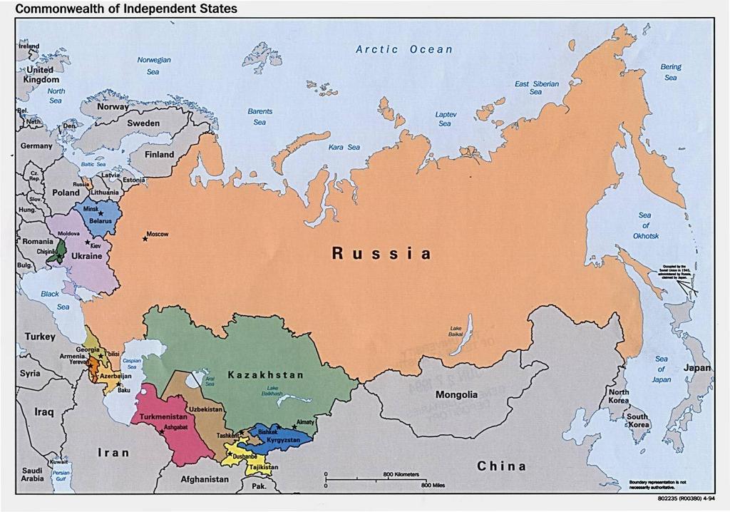 CIS: Yamal dominates Russia: 90% of the production increase is Yamal Turkmenistan: