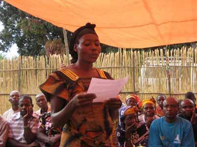 Women A Strong Voice Recognizing Gender Issues in Community Management Throughout the process, women have been active