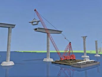 1 2 3 Balanced Cantilever Construction (rendering) MAIN SPAN CONSTRUCTION The