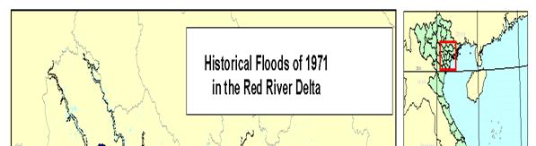 SERIOUS DISASTERS The historical flood event happened in August 1971 was the most