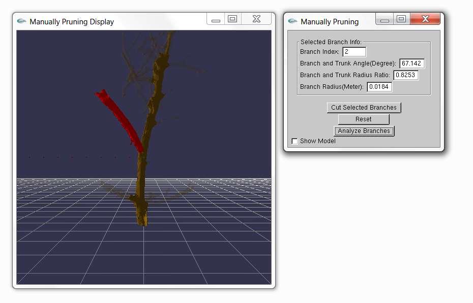 Automated Pruning III: Visualize the Model We build a visualization tool to demonstrate the