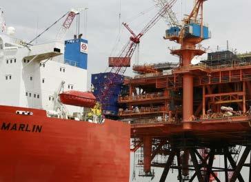 install topsides up to 40,000 metric tons On time & safe project execution