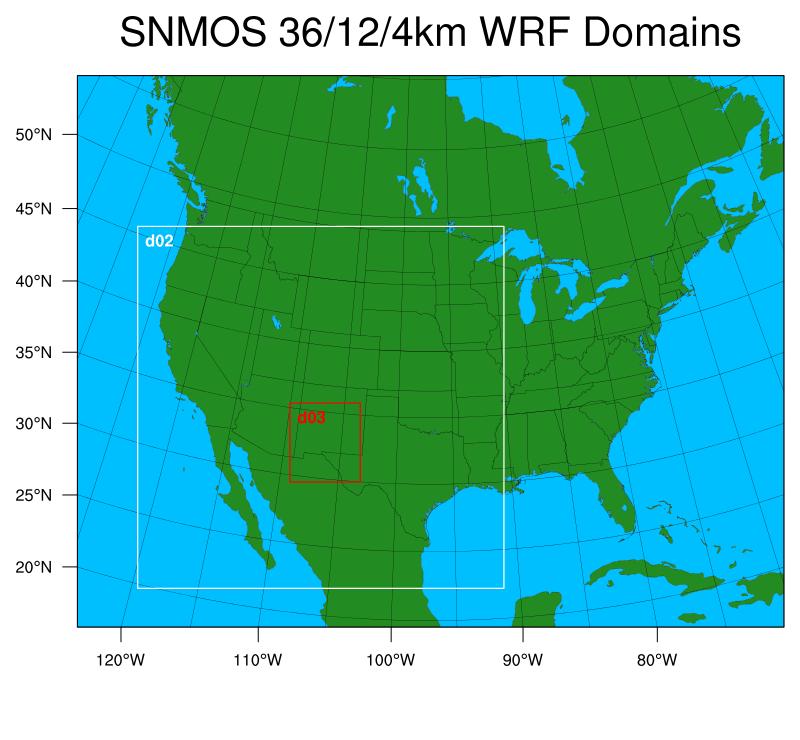 SNMOS Meteorology Modeling Dona Ana County Objective Simulate and evaluate WRF meteorology for modeling 2011