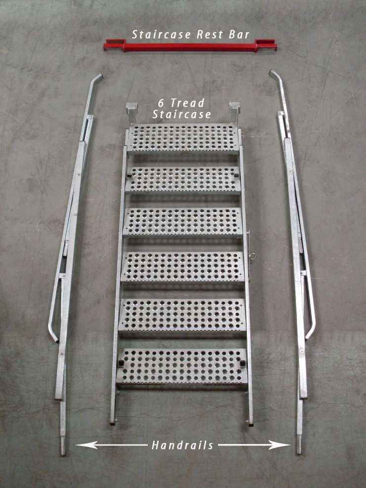 SafeStand Staircase Component Parts Safe working Load: 1.