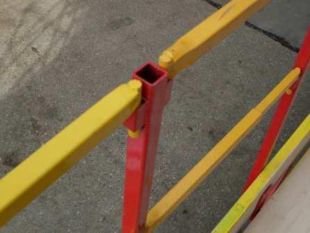 SafeStand Advanced Guardrail This method/sequence described below is to