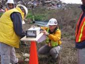Access to Private Property Air monitoring of grinding operation at Paris Road Landfill in St.