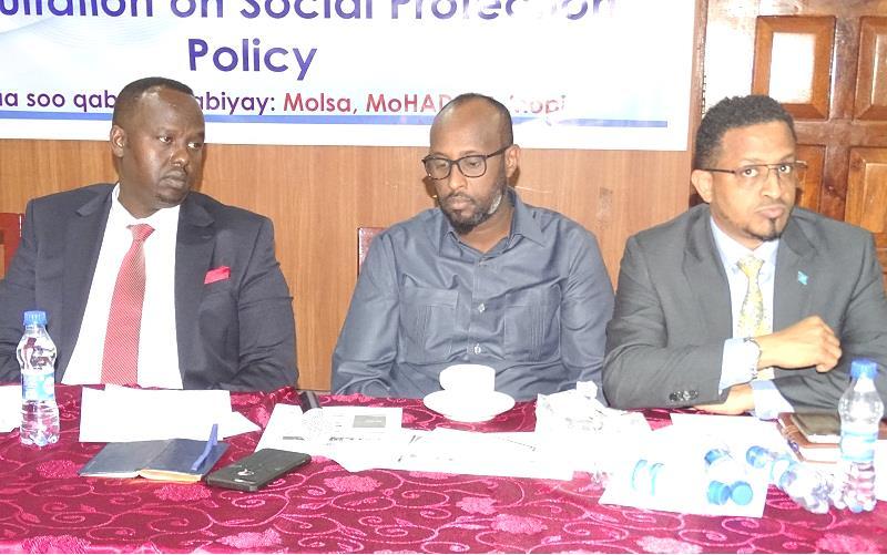 The main objective of meetings was to collect the ideas and recommendations of the Ministries of the Social Services of the federal government of Somalia and how-to enforcement the social protection