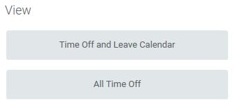 2. Under the View menu, click Time Off and Leave Calendar. To review all time off for a larger team, use the following report: Instructions to View All Time Off 2.