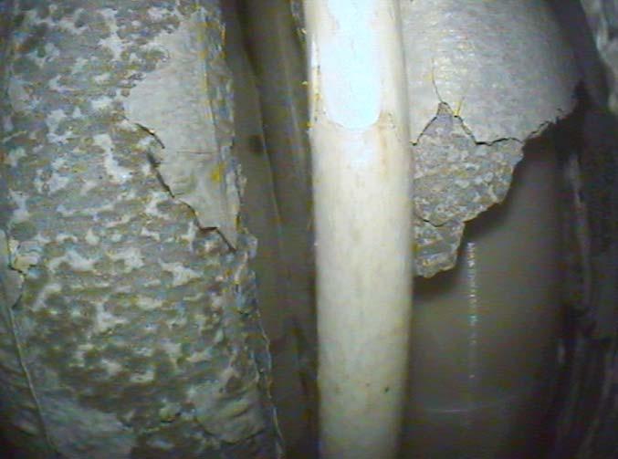 835 mm: spalling of outer scale