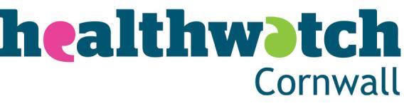 Recruitment of Chief Executive Officer for Healthwatch Cornwall CIC Healthwatch Cornwall CIC is the independent people s champion for publicly funded health and social care services in the county.