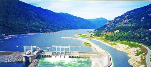 WATER Quantity Overview Under the Columbia River Treaty signed by Canada and the United States in 1961, the Columbia River was dammed to provide hydroelectric power, water storage, and flood