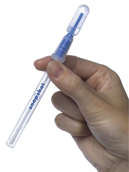 Swab device for sample collection and testing Designed for: Simplicity