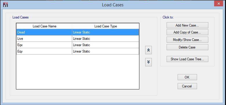 DEFINE LOAD COMBINATIONS Define the load combinations in the appropriate form; Select the Add new combo option, then enter the load
