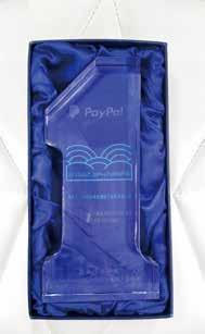 other famous enterprises Trophy cup of PayPal Outstanding