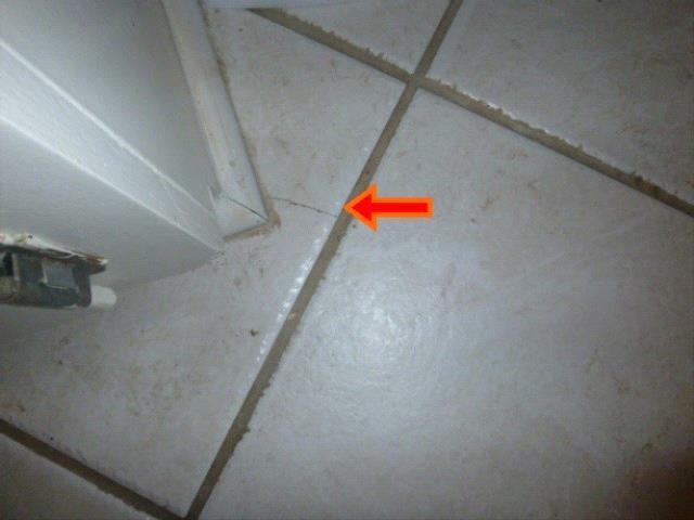 Evidence suggests this condition creates avenues for water intrusion. Recommend a qualified flooring contractor evaluate, determine the cause and extent of any damage, and make the necessary repairs.