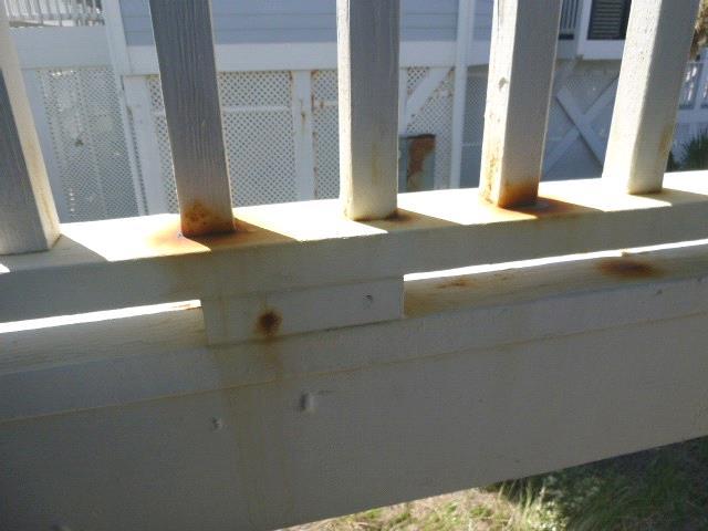 wood deck fasteners on front deck Decks - 1st Floor - Front
