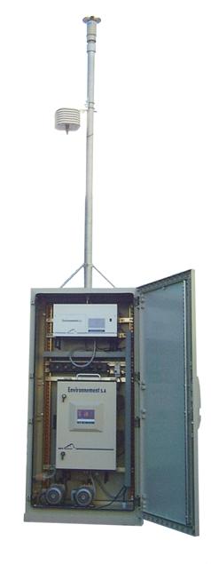 Figure 2: Multigas ambient air micro monitoring station (MMS) The MMS addresses one of the biggest problem of Air Quality monitoring: finding space for a shelter.