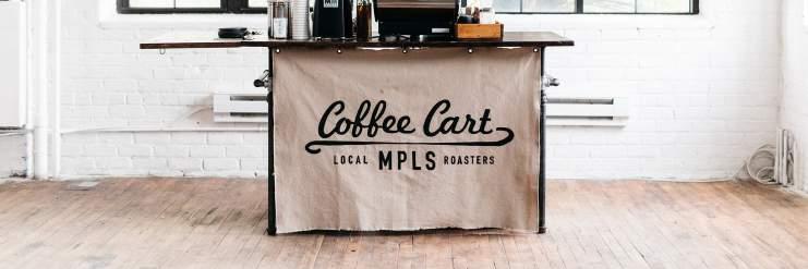 Sponsor the Coffee Cart MPLS to provide guests with a little boost to their morning!