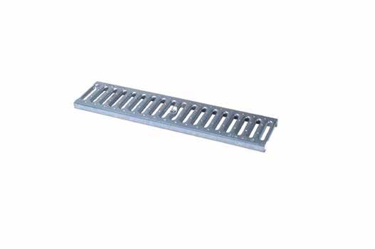 1 2 9 10 0/10 SK The grating is available in installation lengths of 500 mm and 1000 mm.