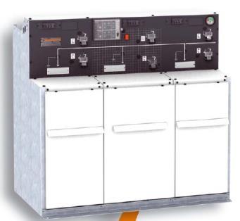 6.3.2.5 Schneider RM6 Merlin Gerin/Schneider RM6 switchgear comprises one to four integrated, low dimension functional units.