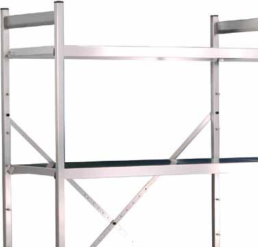 shelving system classic, stainless steel shelving systems The effective of add-on units is 25