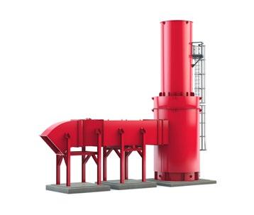 You'll achieve industry leading emissions and sound control in single, durable unit that has been a staple in compression stations across North America for years GAS TURBINE EXHAUST SILENCER MUELLER