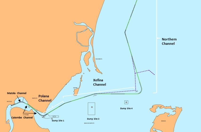 MAPUTO PORT DEVELOPMENT PORT DREDGE OPPORTUNITIES: Dredge caters for fully laden Panamax vessels draft of 14.
