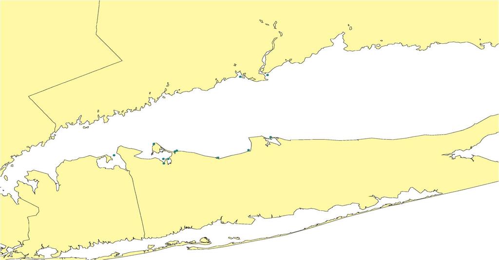 Asharoken, NY Potential Sand Sources Bridgeport Harbor Federal Channel 19 miles, 1.