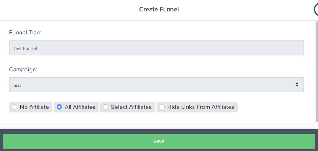 After that, you will go into our visual funnel builder.