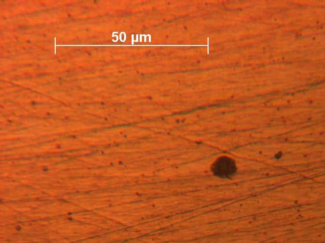 Optical image of copper