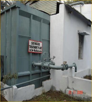 Sewage Treatment Plant SWEAGE COLLECTION SUMP OXIDIZATION PLANT CIRCULAR TANK BACK