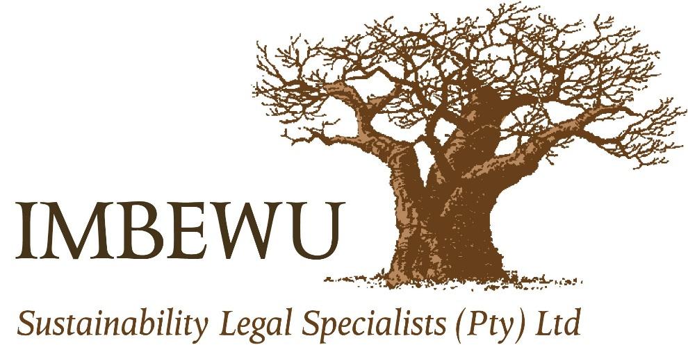 MARCH 2018 SUSTAINABILITY LEGISLATION UPDATE Clients who have a current SHE Legal Register with IMBEWU as well as paid-up subscribers to the IMBEWU s SHE legislation update service are entitled to