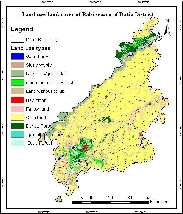 52 Figure 6: Land use map of Rabi season of